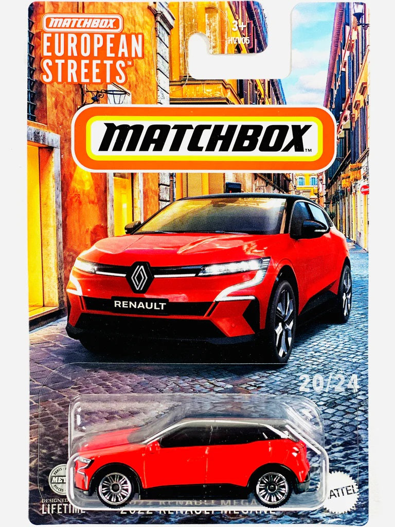 2022 Renault Megane Red Series European Streets 20/24  - Matchbox - Scala 1/64 Circa