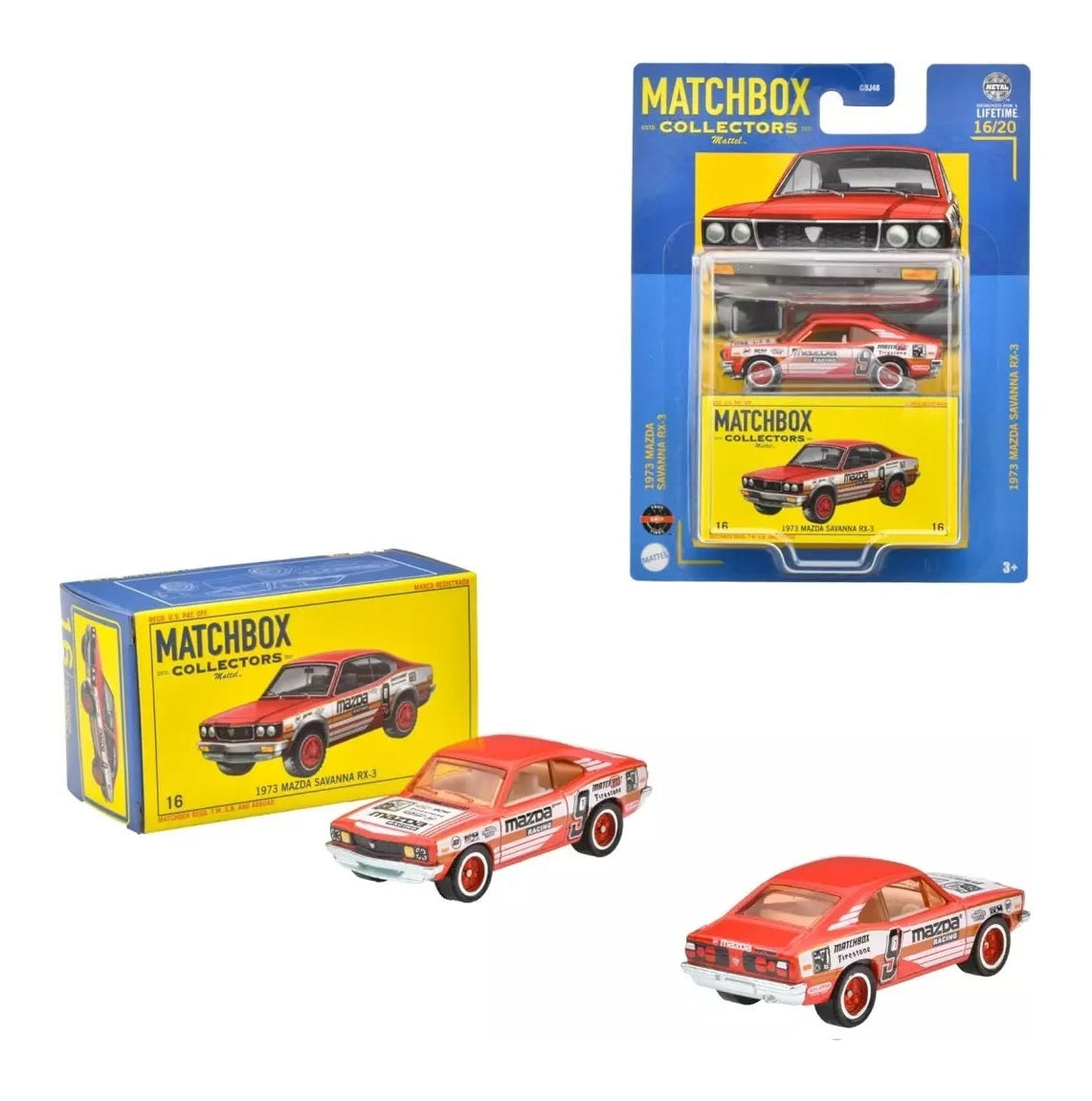 1973 Mazda Savanna RX-3 16/20 - Matchbox Collectors - Scala 1/64 Circa