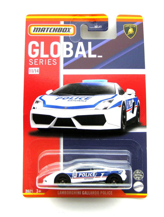 Lamborghini Gallardo Police Global Series - Matchbox - Scala 1/64 Circa