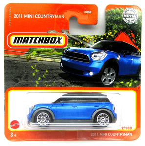 MINI Countryman 2011 Blu #02 - Matchbox - Scala 1/64 Circa