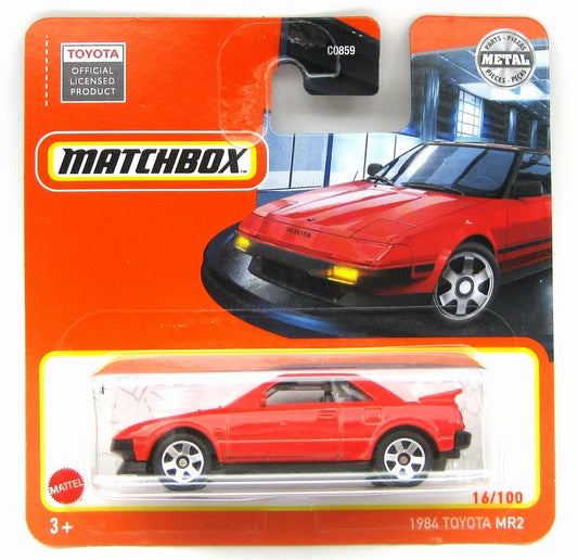 Toyota MR2 1984 Red #19 - Matchbox - Scala 1/64 Circa