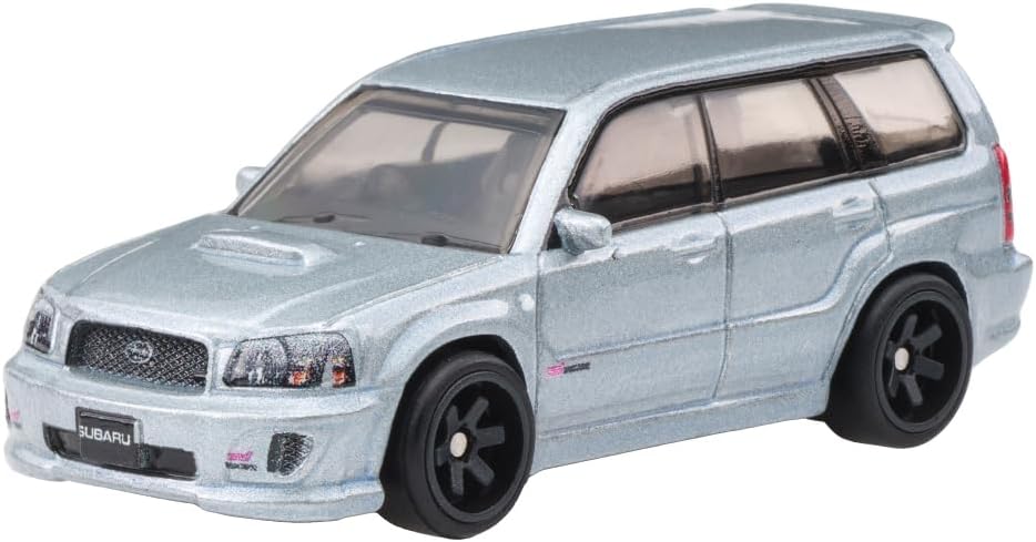 Subaru Forester STI Silver Fast Wagons Series - Series Car Culture - Hot Wheels Premium - Scala 1/64