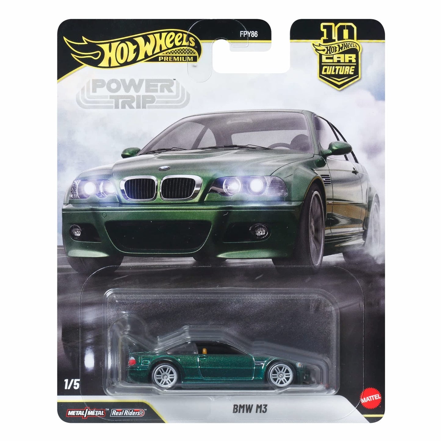 BMW M3 Green - Hot Wheels Premium - Scala 1/64