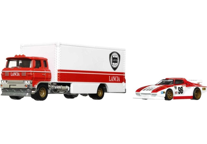 Lancia Stratos Group 5 & Sakura Sprinter - Series Car Culture Team Transport - Hot Wheels Premium - Scala 1/64