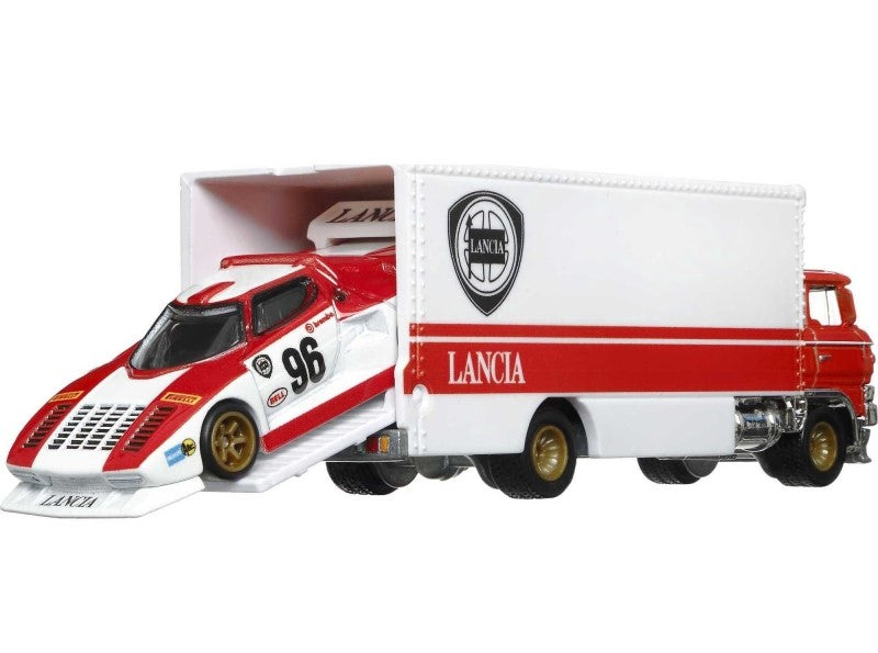 Lancia Stratos Group 5 & Sakura Sprinter - Series Car Culture Team Transport - Hot Wheels Premium - Scala 1/64
