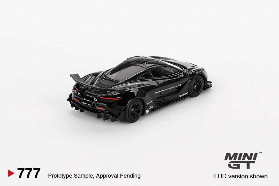 McLaren 720S LB☆Works Black - Mini GT - Scala 1/64 MGT00777-R