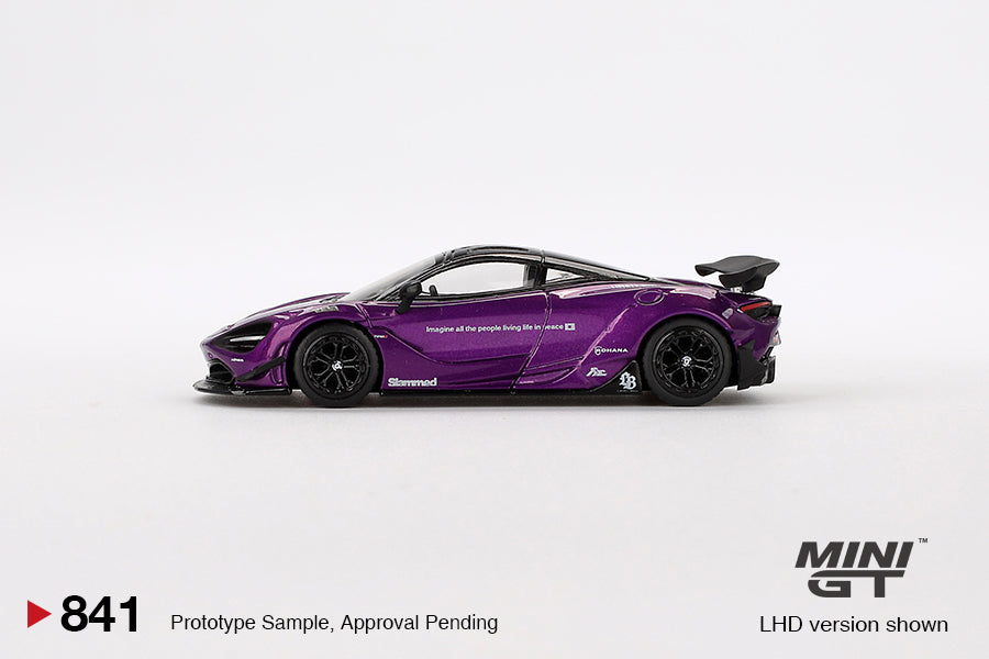 McLaren 720S LB★Works Purple - Mini GT - Scala 1/64 MGT00841-L