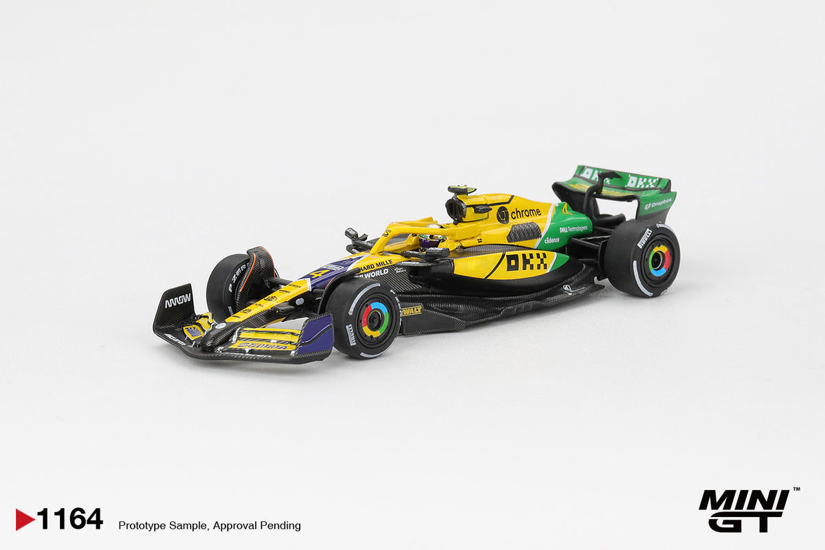 McLaren MCL38 #4 Lando Norris 2024 F1 Monaco GP - Mini GT - Scala 1-64 MGT01164-L