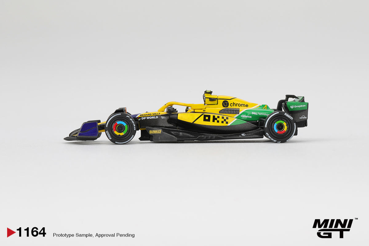 McLaren MCL38 #4 Lando Norris 2024 F1 Monaco GP - Mini GT - Scala 1-64 MGT01164-L