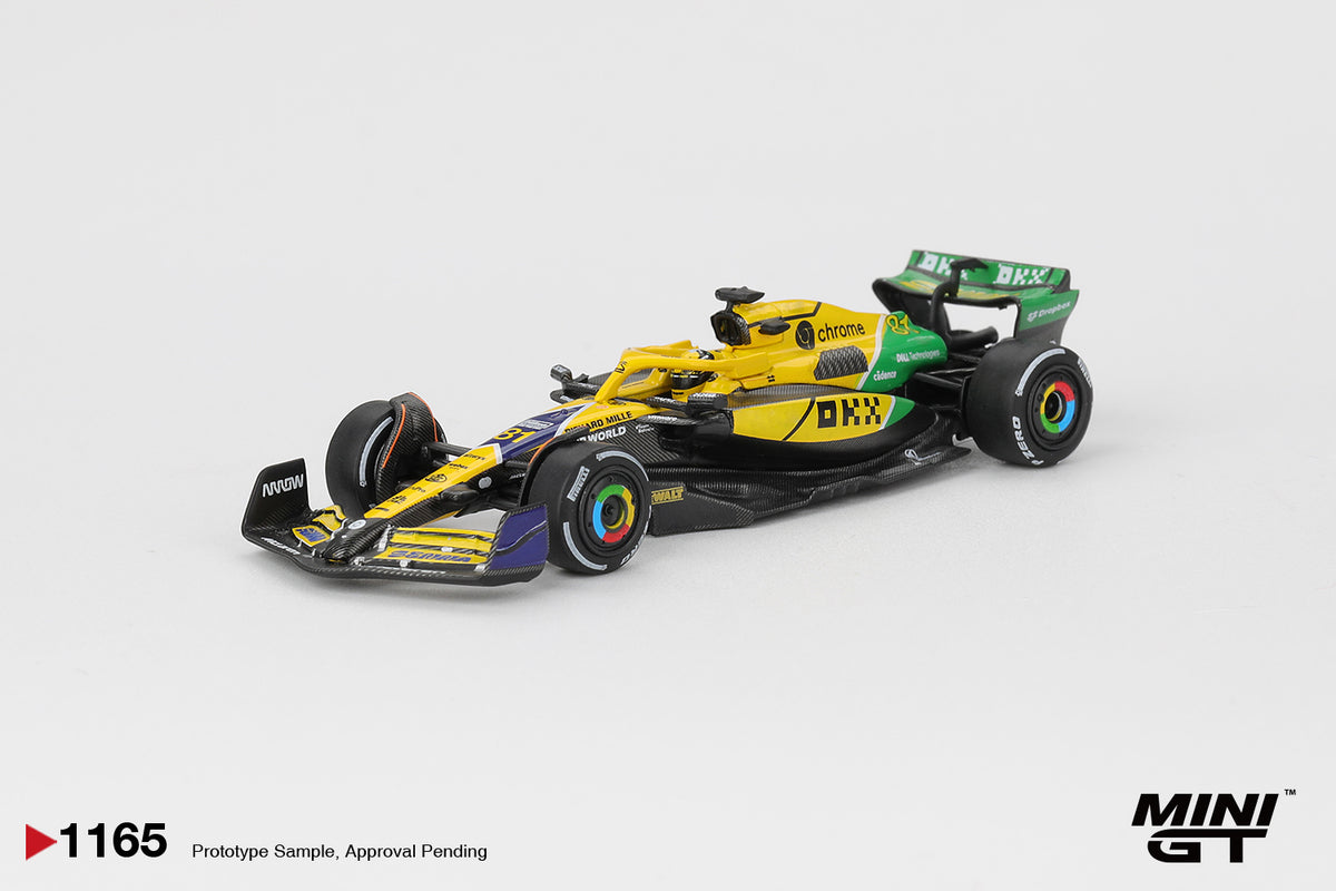 McLaren MCL38 #81 Oscar Piastri 2024 F1 Monaco GP 2nd Place - Mini GT - Scala 1-64 MGT01165-L