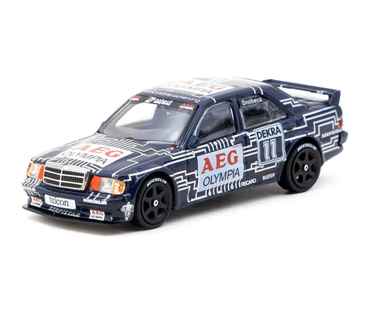 Mercedes-Benz 190 E 2.5-16 EVO 1 DTM 1989 Dany Snobeck MiJo Exclusives - Tarmac Works - Scala 1/64 T64G-057-89DTM11