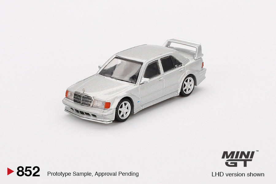 Mercedes-Benz 190E 2.5-16 Evolution II Astral Silver - Mini GT - Scala 1/64 MGT00852-L