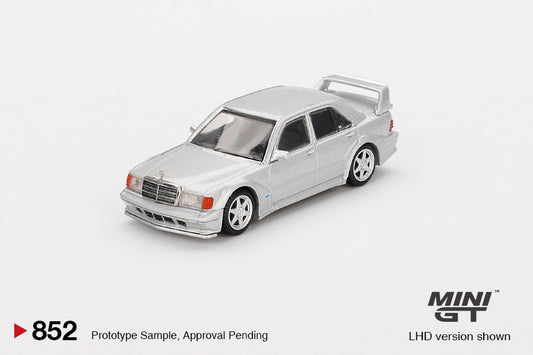 Mercedes-Benz 190E 2.5-16 Evolution II Astral Silver - Mini GT - Scala 1/64 MGT00852-L