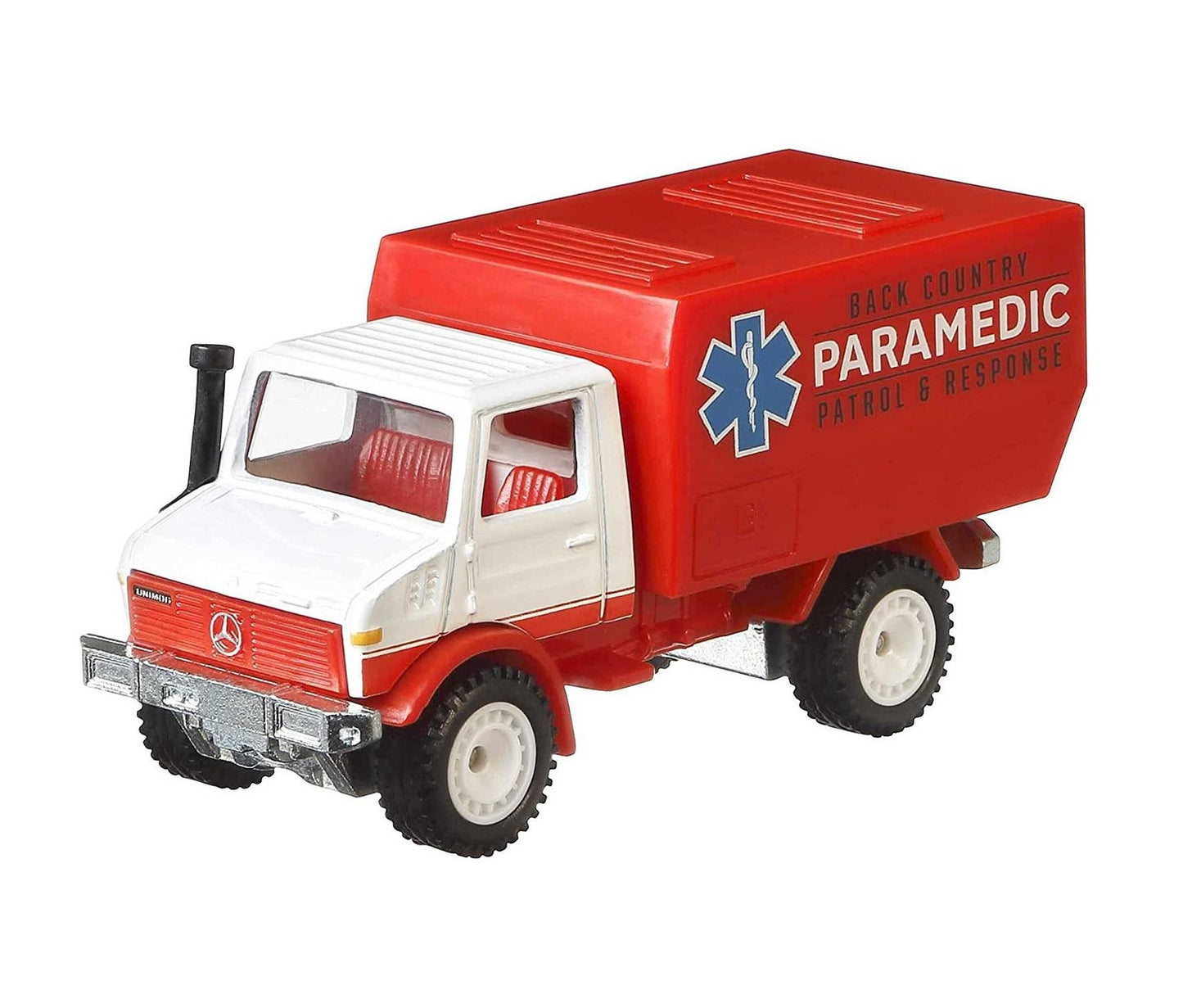 Mercedes-Benz Unimog U1300 Paramedic - Series Wild Terrain - Hot Wheels Premium - Scala 1/64