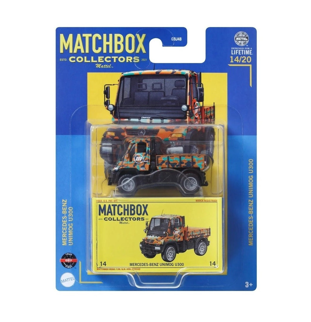 1980 Mercedes-Benz Unimog U300 14/20 - Matchbox Collectors - Scala 1/64 Circa