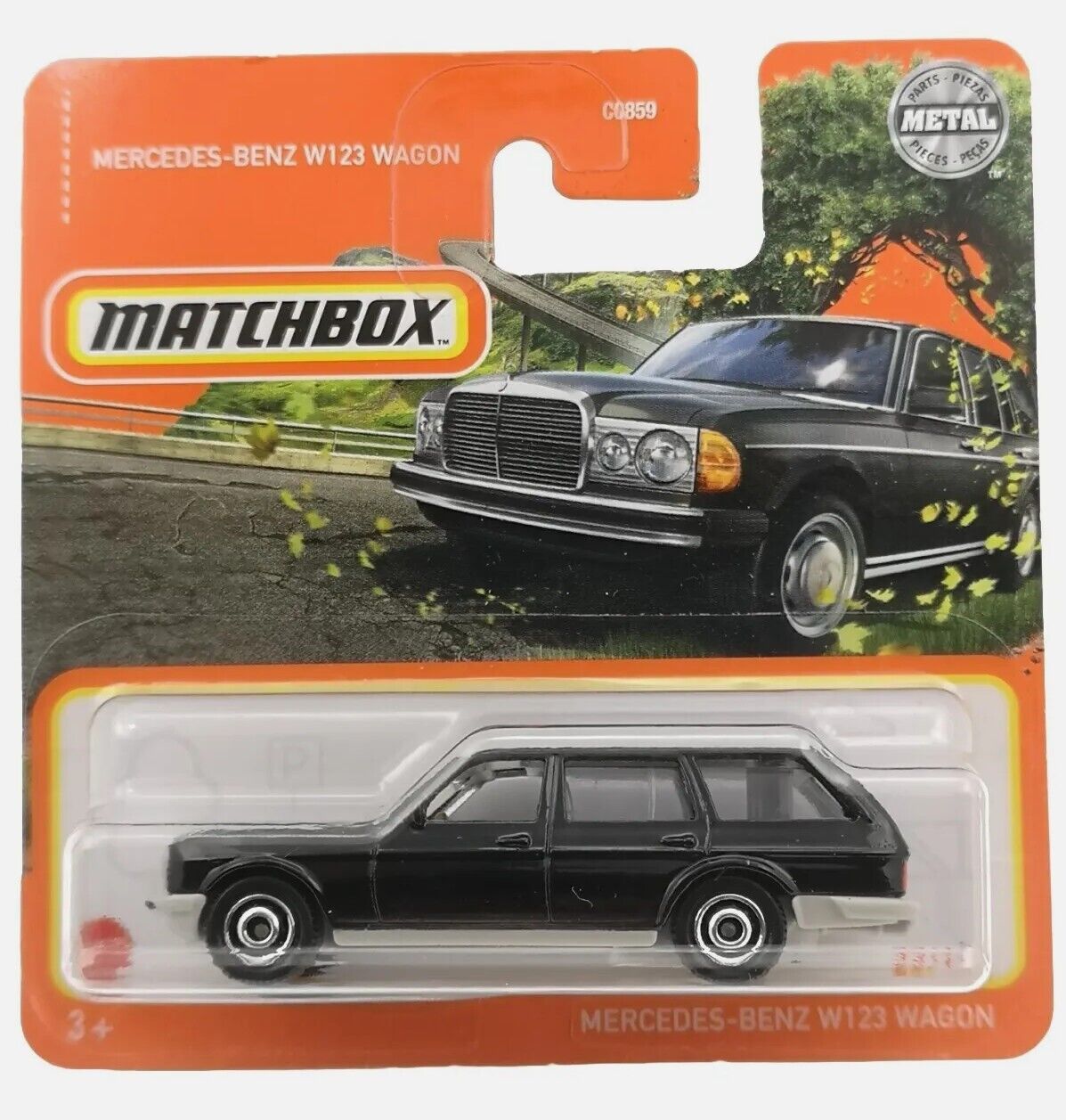 Mercedes Benz W123 Station Wagon Black #22 - Matchbox - Scala 1/64 Circa