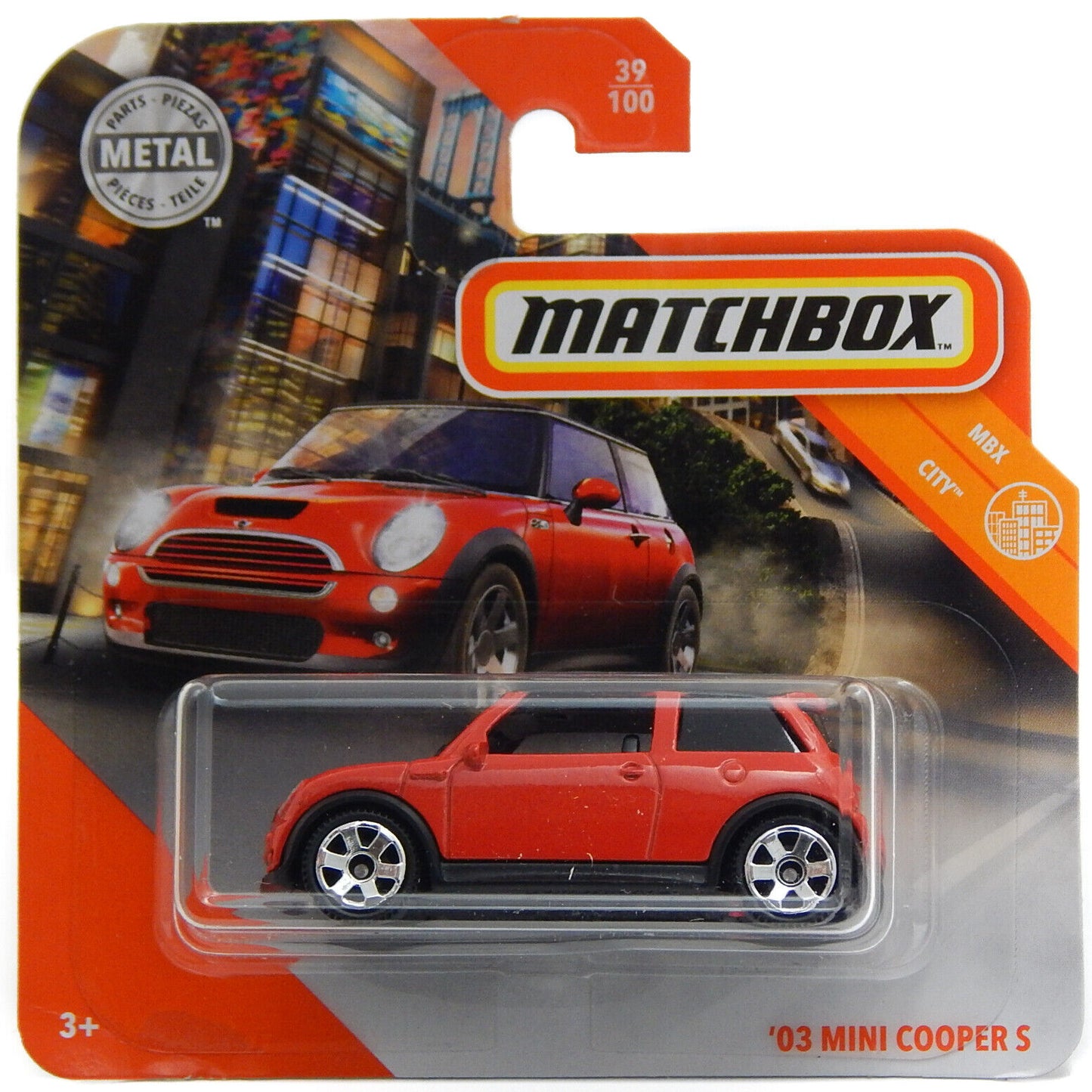 MINI Cooper S Red #39 - Matchbox - Scala 1/64 Circa