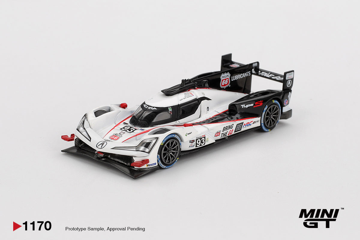 Acura ARX-06 GTP #93 Acura Meyer Shank Racing Daytona 24 Hrs 2025 - Mini GT - Scala 1/64 MGT01170-BL Blister Packaging