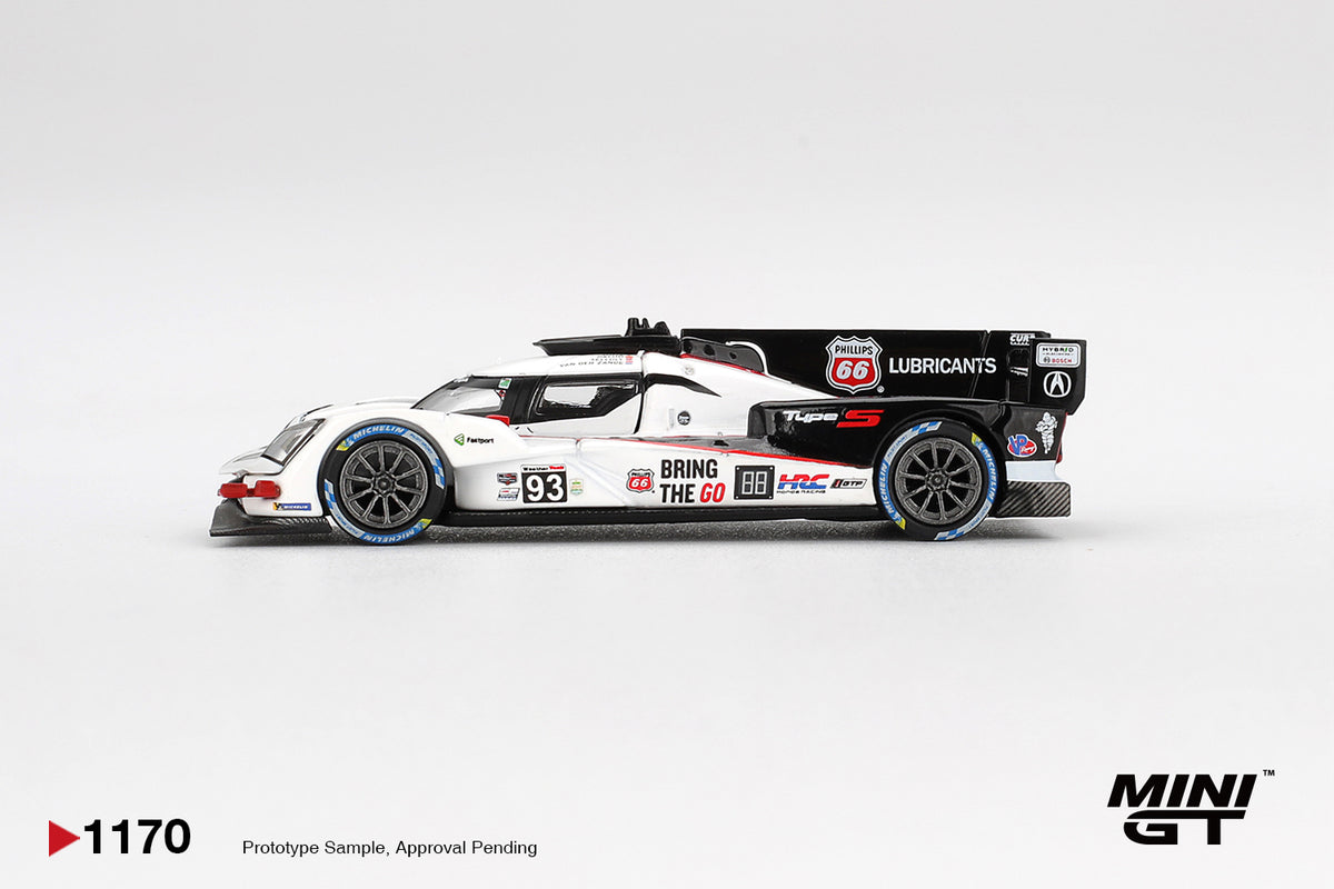 Acura ARX-06 GTP #93 Acura Meyer Shank Racing Daytona 24 Hrs 2025 - Mini GT - Scala 1/64 MGT01170-BL Blister Packaging
