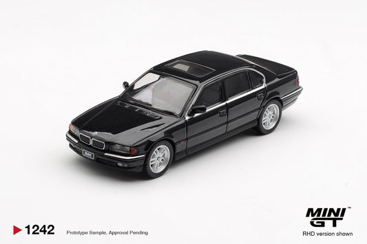 BMW 750IL Black Sapphire 1999 - Mini GT - Scala 1/64 MGT01242-L