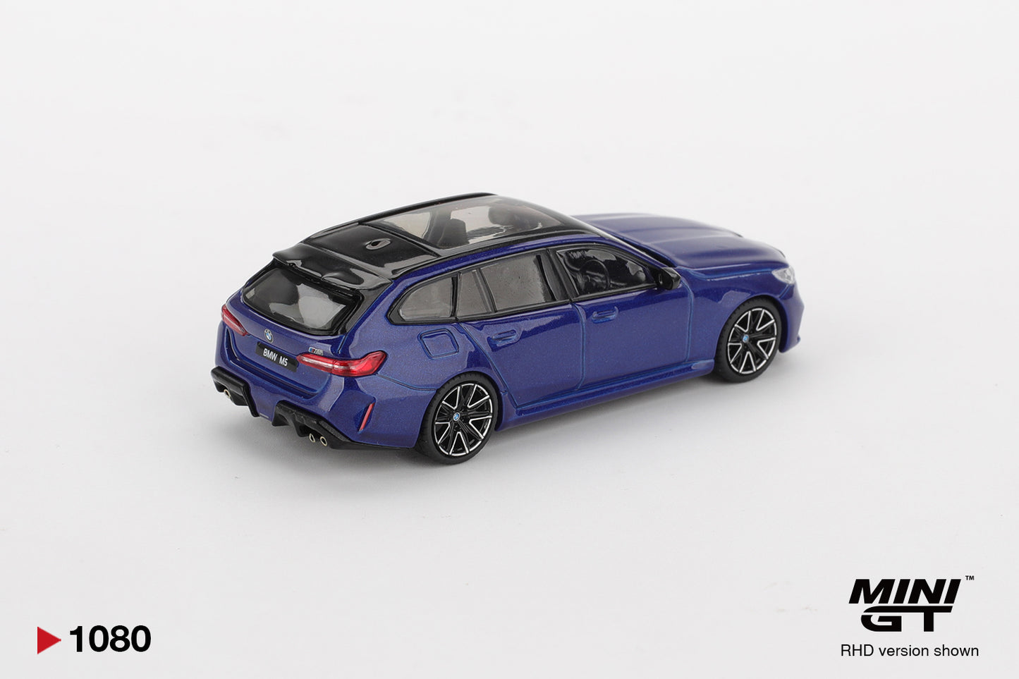 BMW M5 Touring (G99) Marina Bay Blue Metallic - Mini GT - Scala 1/64 MGT01080-L