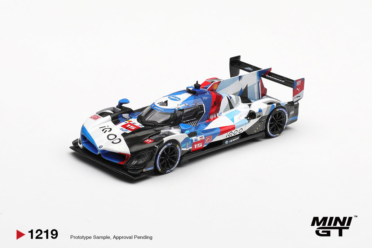 BMW M Hybrid V8 Hypercar #15 BMW M TEAM WRT 2025 Le Mans 24 Hrs - Mini GT - Scala 1/64 MGT01219-L