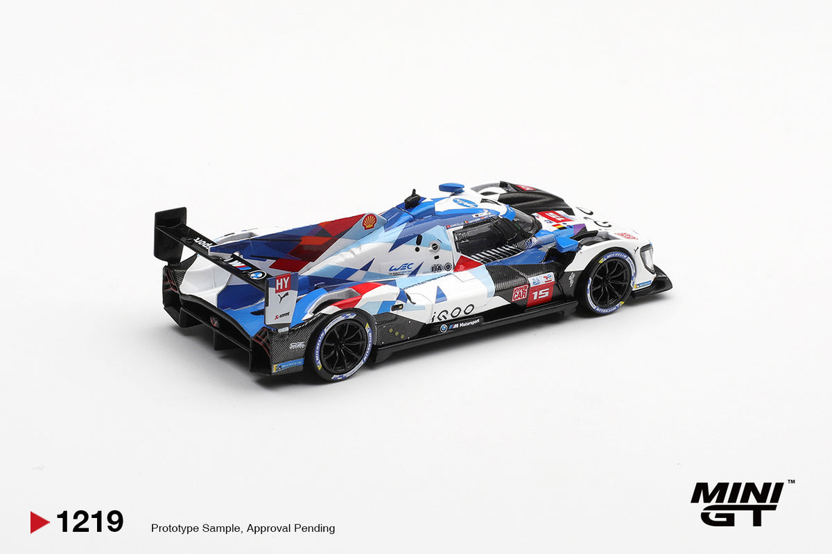 BMW M Hybrid V8 Hypercar #15 BMW M TEAM WRT 2025 Le Mans 24 Hrs - Mini GT - Scala 1/64 MGT01219-L