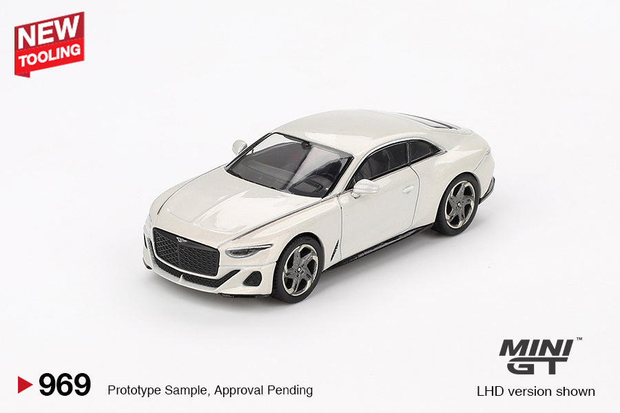 Bentley Batur Bonneville Pearl 2022 - Scala 1/64 - Mini GT - Scala 1-64 MGT00969-BL Blister Packaging