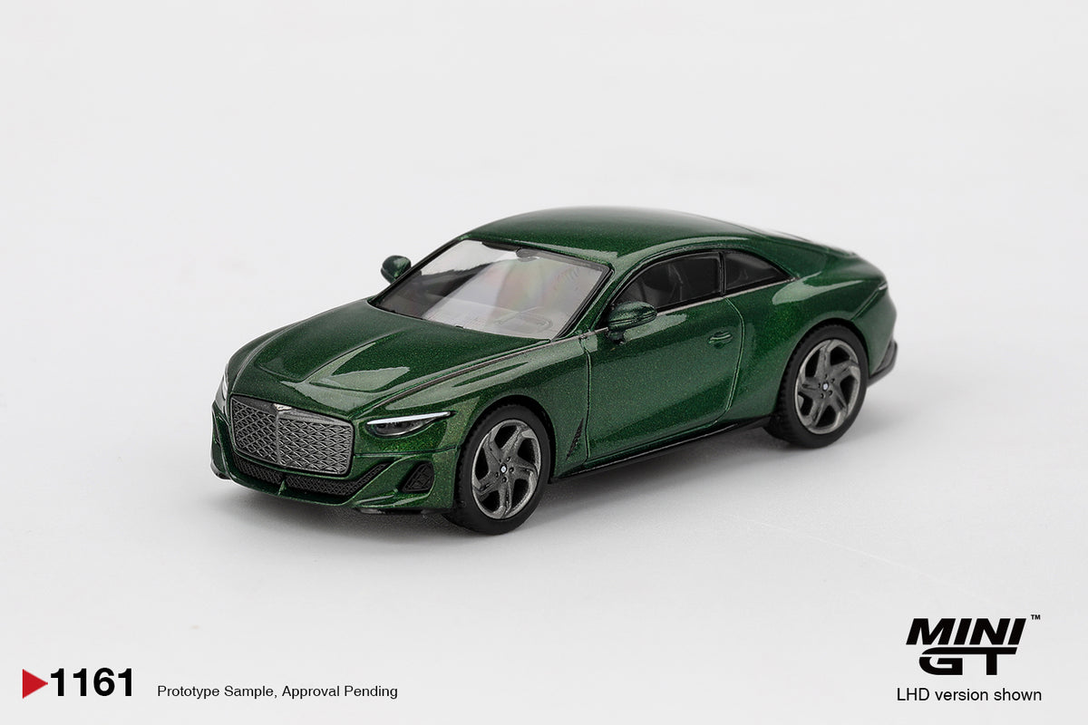Bentley Batur Scarab Green 2023 - Mini GT - Scala 1/64 MGT01161-BL Blister Packaging