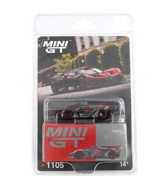 Bugatti Bolide Red Ultimate 2026 - Mini GT - Scala 1/64 MGT01105-BL Blister Packaging