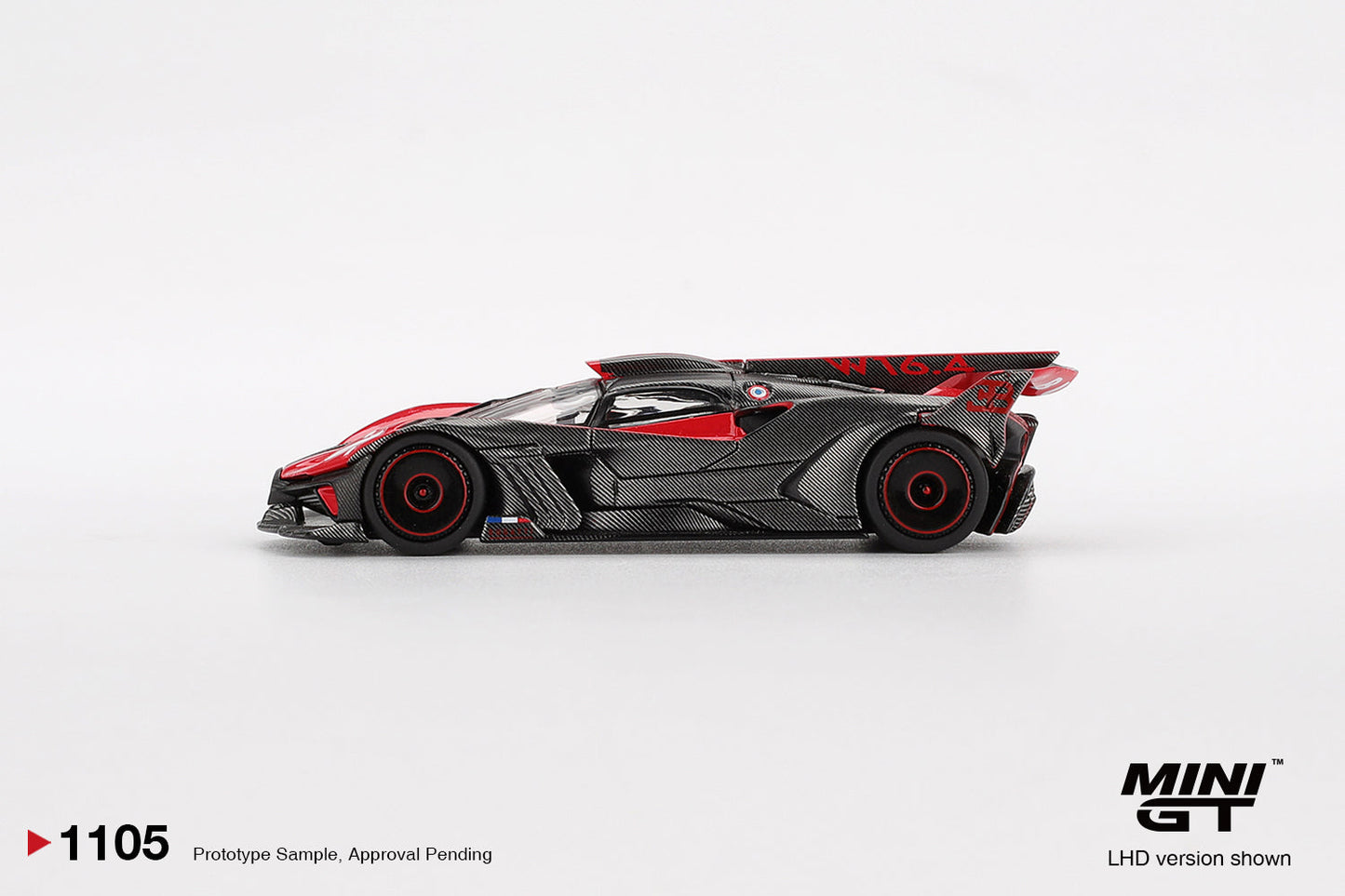 Bugatti Bolide Red Ultimate 2026 - Mini GT - Scala 1/64 MGT01105-BL Blister Packaging