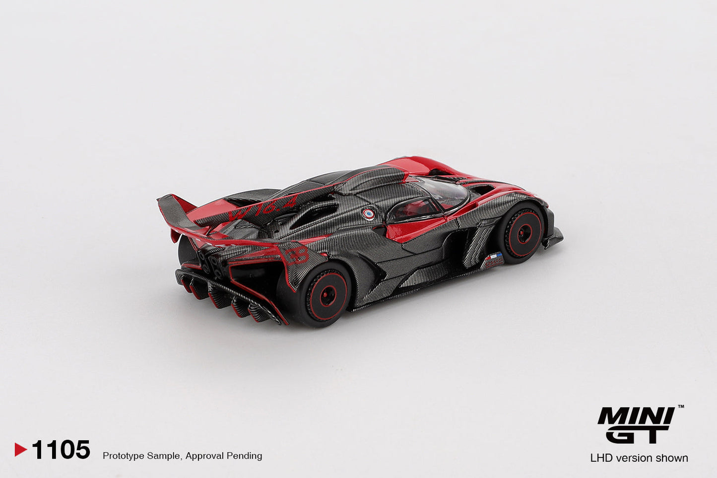 Bugatti Bolide Red Ultimate 2026 - Mini GT - Scala 1/64 MGT01105-BL Blister Packaging
