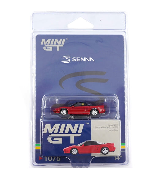 Honda NS-X Prototype Midship Sports 1989 Ayrton Senna - Mini GT - Scala 1/64 MGT01075-BL Blister Packaging