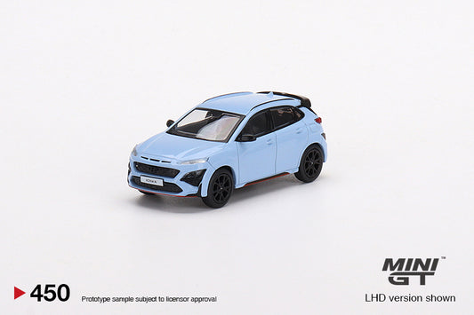 Hyundai KONA N Performance Blue - Mini GT - Scala 1/64 MGT00450-L