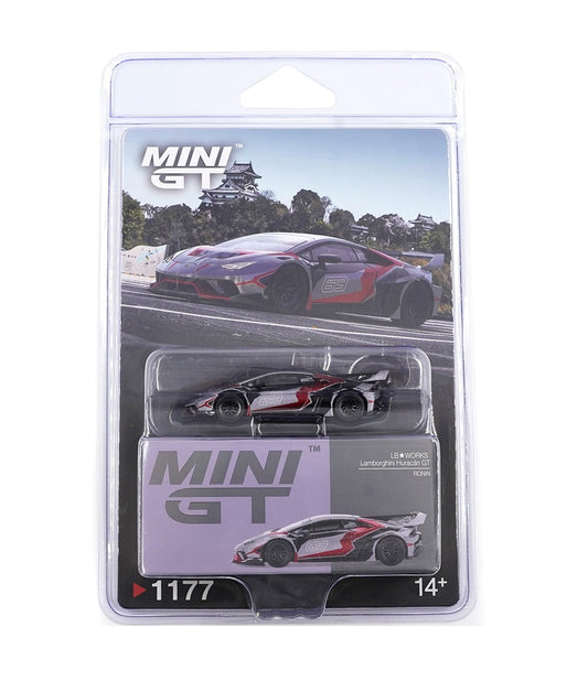 Lamborghini Huracán GT RONIN - Mini GT - Scala 1/64 MGT01177-BL Blister Packaging