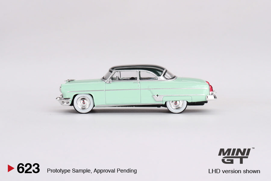 Lincoln Capri 1954 Parklane Green / Bloomfield Green MiJo Exclusives - Mini GT - Scala 1/64 - MGT00623-MJ