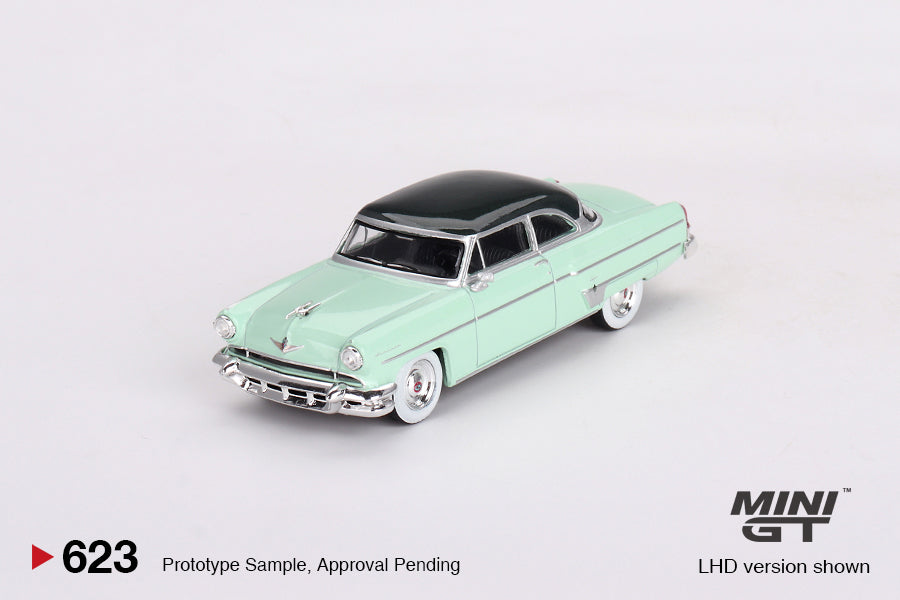 Lincoln Capri 1954 Parklane Green / Bloomfield Green MiJo Exclusives - Mini GT - Scala 1/64 - MGT00623-MJ