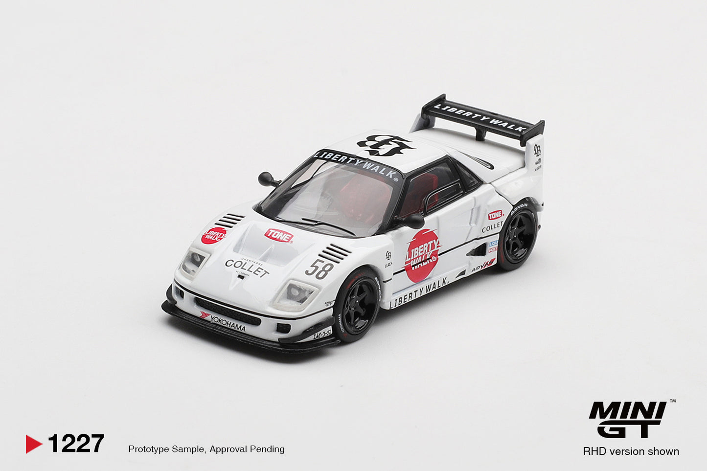 Mazda AZ-1 Liberty Walk LB40 LB-Hinomaru 2025 - Mini GT - Scala 1/64 MGT01227-R