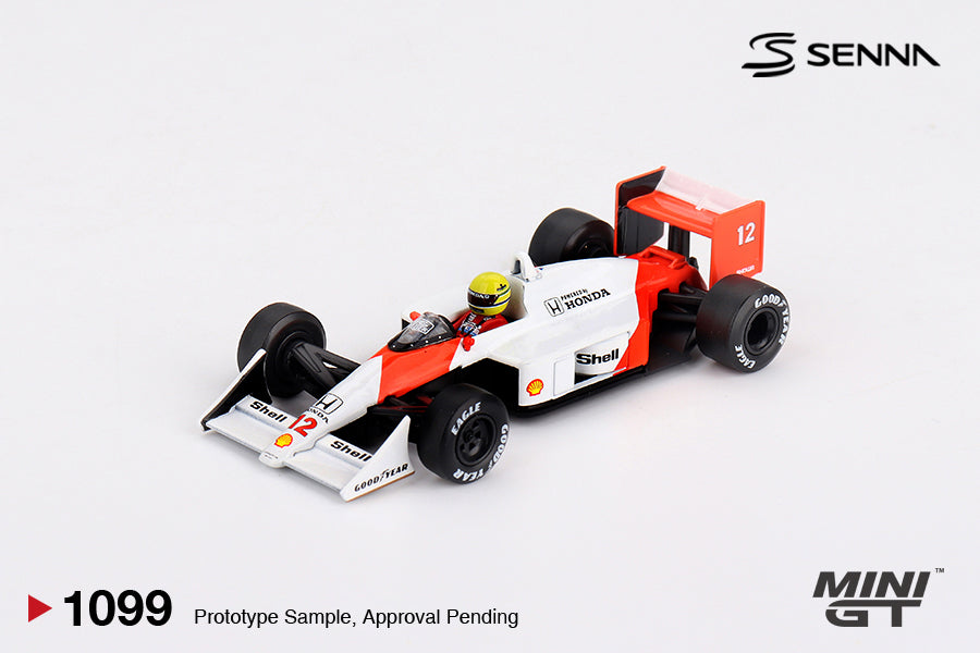 McLaren MP4/4 #12 Ayrton Senna 1988 Japanese Grand Prix Winner - Mini GT - Scala 1/64 MGT01099-L