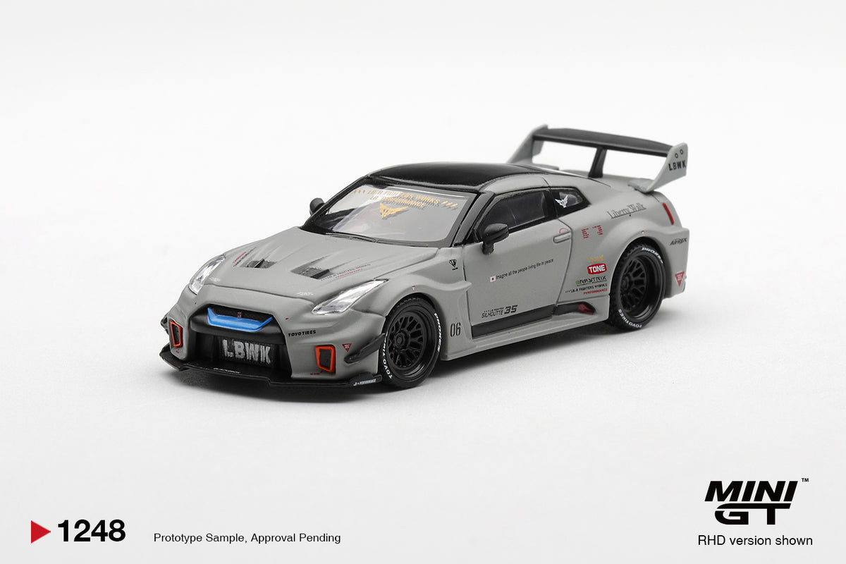 NISSAN LB-Silhouette GT 35GT-RR Ver.1 Matt Grey 2026 - Mini GT - Scala 1/64 MGT01248-L