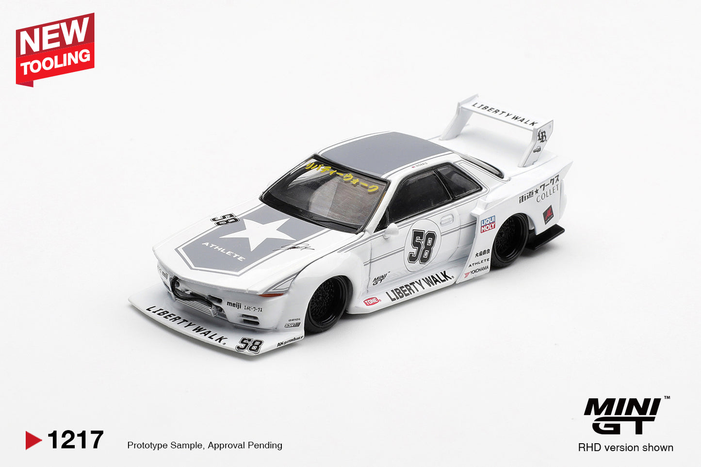 Nissan GTR (R32) LB-Kaido Works TAS 2025 - Mini GT - Scala 1/64 MGT01217-R