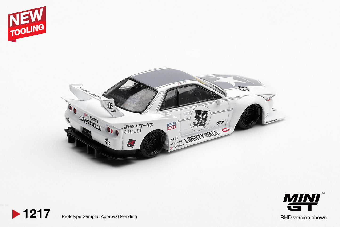 Nissan GTR (R32) LB-Kaido Works TAS 2025 - Mini GT - Scala 1/64 MGT01217-R