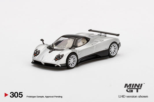 Pagani Zonda F Silver - Mini GT - Scala 1/64 MGT00305-L