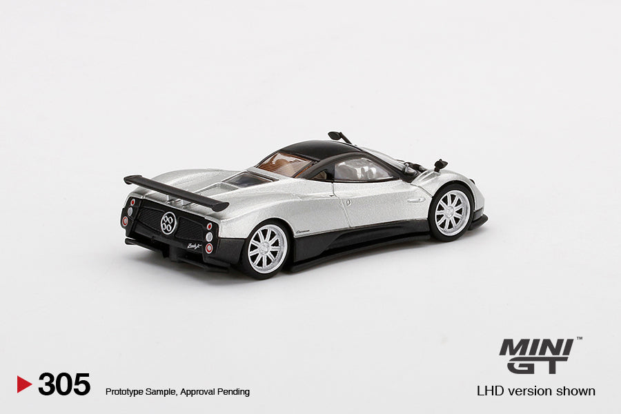 Pagani Zonda F Silver - Mini GT - Scala 1/64 MGT00305-L