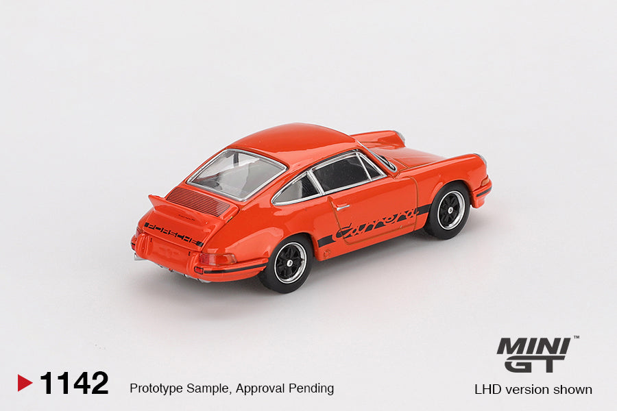 Porsche 911 Carrera RS 2.7 Tangerine 1973 - Mini GT - Scala 1-64 MGT01142-L