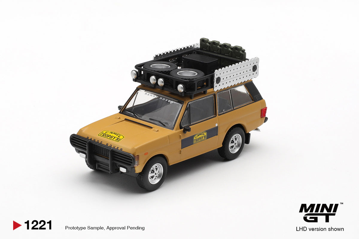 Range Rover 1981 Camel Trophy Sumatra K.Stoppa & A.Valldorf 1981 - Mini GT - Scala 1/64 MGT01221-L