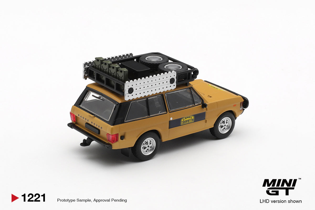 Range Rover 1981 Camel Trophy Sumatra K.Stoppa & A.Valldorf 1981 - Mini GT - Scala 1/64 MGT01221-L