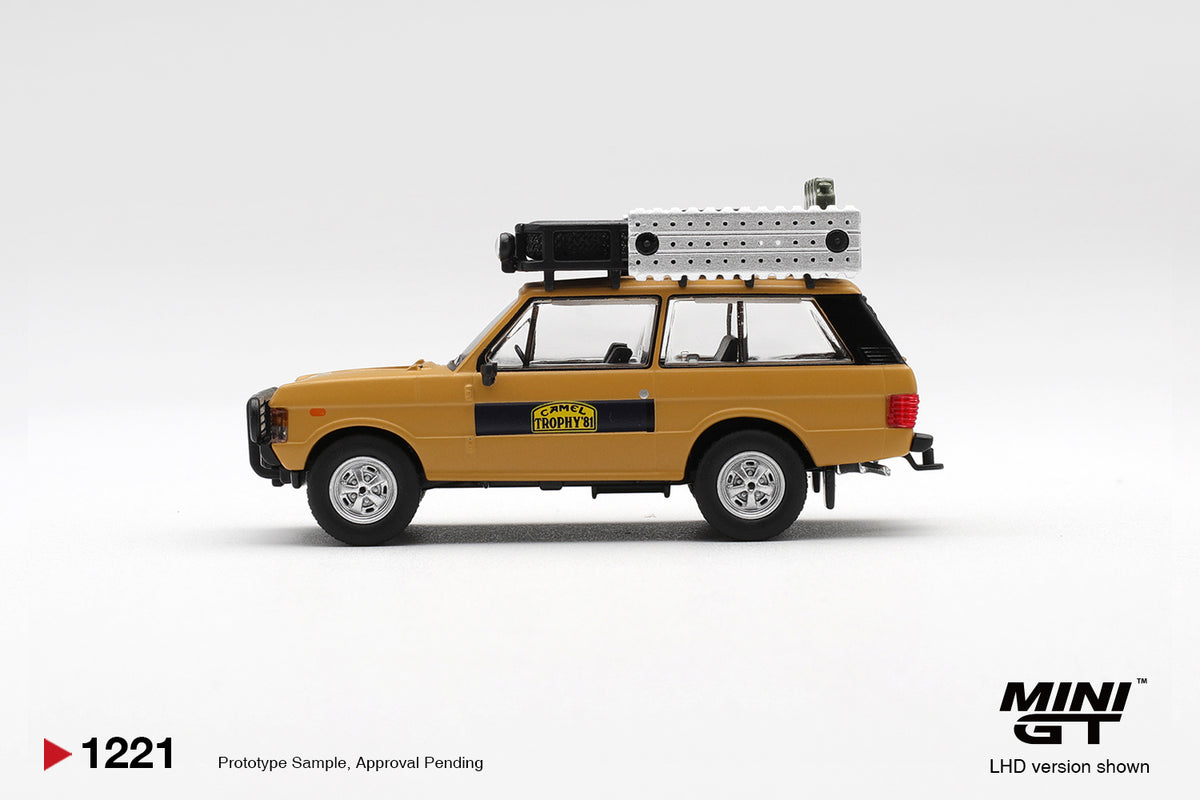Range Rover 1981 Camel Trophy Sumatra K.Stoppa & A.Valldorf 1981 - Mini GT - Scala 1/64 MGT01221-L