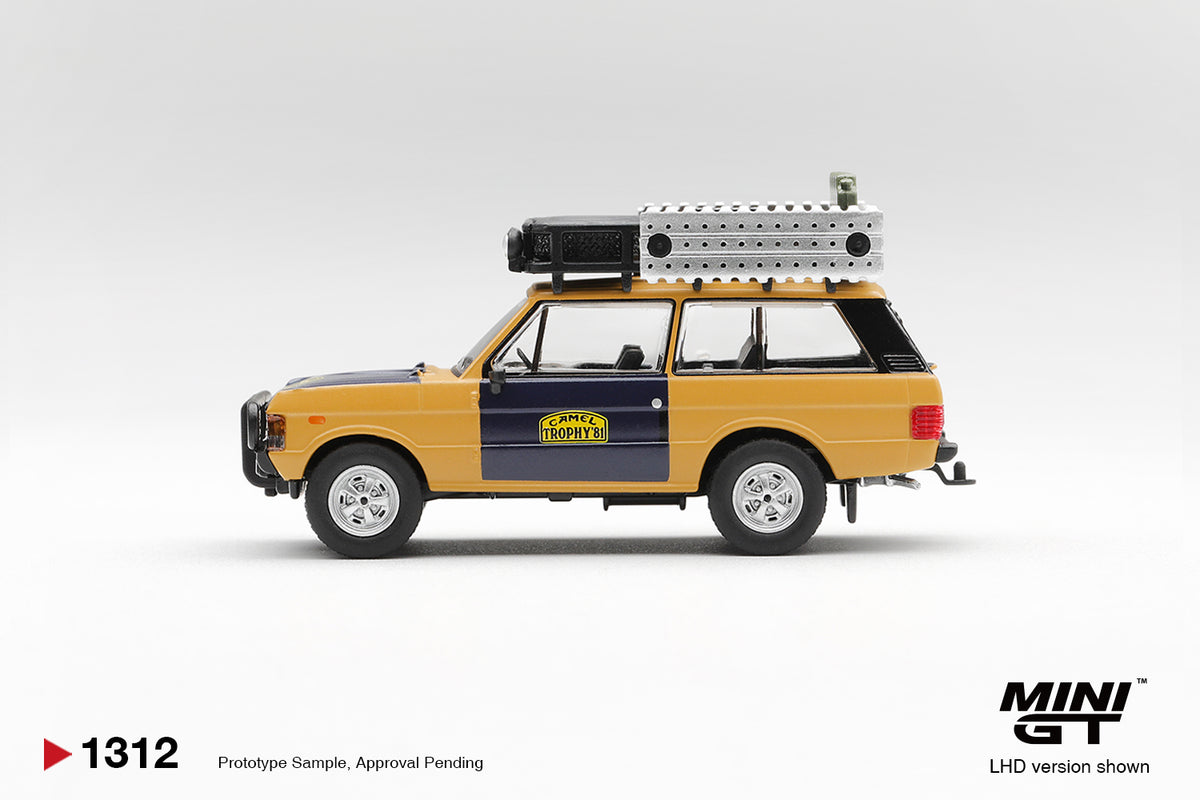 Range Rover Camel Trophy Sumatra H.Fischer / W.Bays 1981 – Mini GT - Scala 1/64 MGT01312-L
