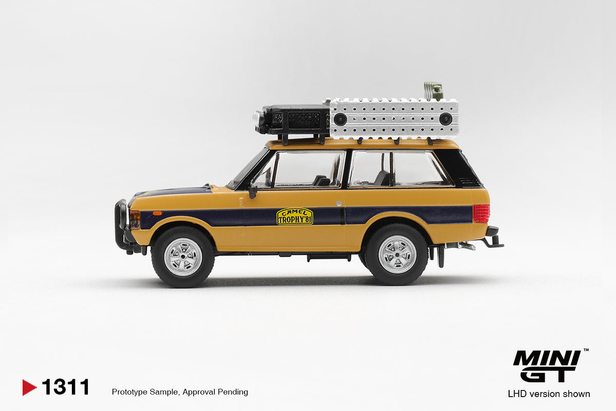 Range Rover Camel Trophy Sumatra N.Sudmann / F.Hofmann 1981 – Mini GT - Scala 1/64 MGT01311-L